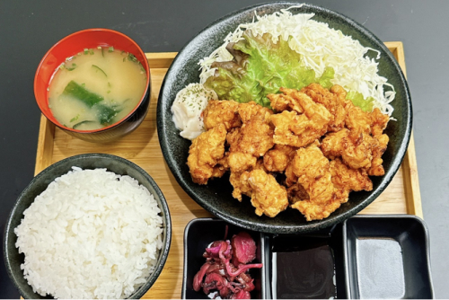 大分名物鶏天定食