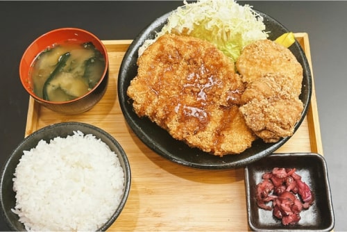 まんぷくチキンカツ定食