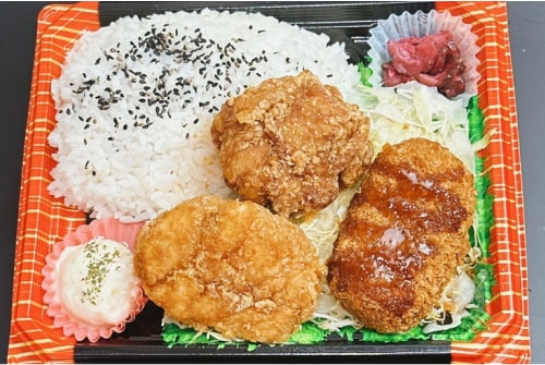 ミックスフライカニクリーム弁当